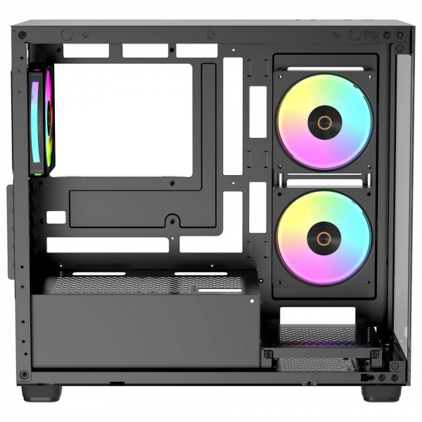 Корпус для ПК Case Ocypus Gamma C52 BK ARGB mATX / win / black / 3 ARGB fans / no PSU / Tempered Glass
