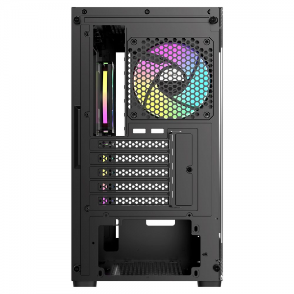 Корпус для ПК Case Ocypus Gamma C52 BK ARGB mATX / win / black / 3 ARGB fans / no PSU / Tempered Glass