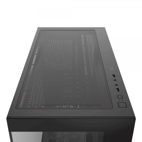 Корпус для ПК Case Ocypus Gamma C52 BK mATX / win / black / no PSU / Tempered Glass