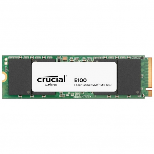 Твердотельный накопитель SSD Crucial E100, 480Gb, M.2 2280, PCIe 4.0 x4, NVMe, R/W 4700/2500