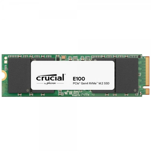 Твердотельный накопитель SSD Crucial E100, 480Gb, M.2 2280, PCIe 4.0 x4, NVMe, R/W 4700/2500