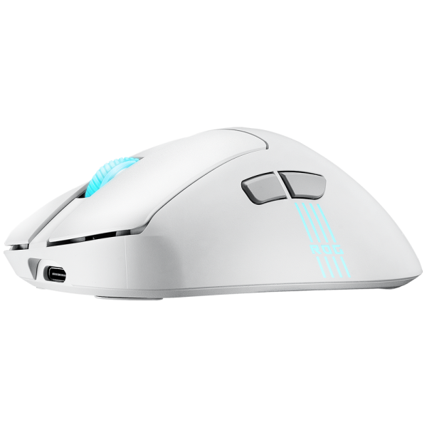 Мышь ASUS P722 ROG KERIS II ORIGIN/WHT 65g 42,000DPI Bluetooth 5.1 2.4GHz 7buttons