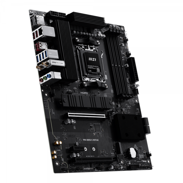 Материнская плата MSI PRO B850-S WIFI6E B850, AM5, 4*DDR5, 2*PCIEx16, 1*PCIEx1, 2*M.2, 2*TypeC, 3*USB3.2Gen2, 6*USB3.2Gen1, 4*USB2.0, 4*SATA3.0, 2.5G, DP, HDMI, ATX, RTL