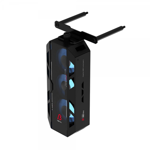 Охлаждение для оперативной памяти ALSEYE AS.03.08.0002 (C-RAM-Beta-B) Product size: 156.75 * 82 * 35mm Material: 0.8mm SPCC thick sheet metal Number of fans: 3 Size: 40 * 40 * 20mm Box: Black Leaf: Milk white Luminous effect: internally emitting ARGB Spee