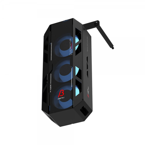 Охлаждение для оперативной памяти ALSEYE AS.03.08.0002 (C-RAM-Beta-B) Product size: 156.75 * 82 * 35mm Material: 0.8mm SPCC thick sheet metal Number of fans: 3 Size: 40 * 40 * 20mm Box: Black Leaf: Milk white Luminous effect: internally emitting ARGB Spee