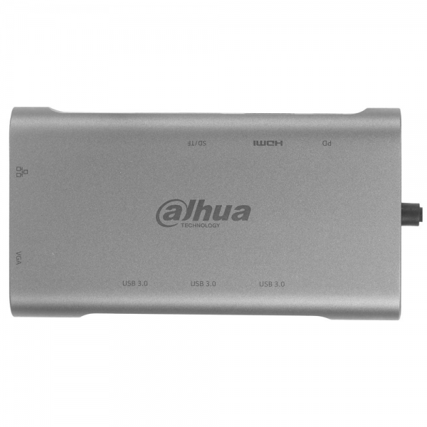 Концентратор Dahua 9-in-1 Docking station 9 in 1 USB 3.1 Type-C to USB 3.0 + HDMI + RJ45 + VGA + SD/TF +PD Docking Stat