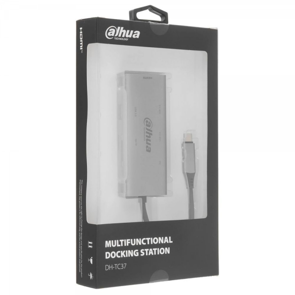 Концентратор Dahua 7-in-1 Docking station 7 in 1 USB 3.1 Type-C to USB 3.0 + HDMI + SD/TF + PD Docking Station