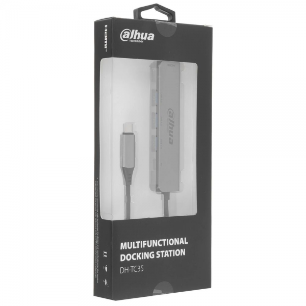 Концентратор Dahua 5-in-1 Docking station 5 in 1 USB 3.1 Type-C to HDMI + USB 3.0 + PD Docking Station