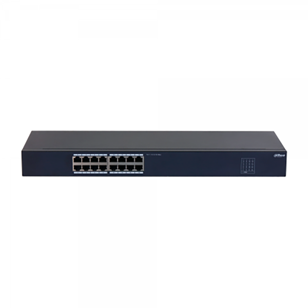 Коммутатор Dahua 16-port 10/100M RJ45 Non-PoE Switch, Metal case
