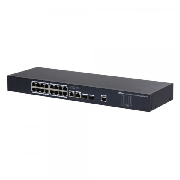 Коммутатор Dahua 20-Port Managed Gigabit Non-PoE Switch, Metal case