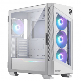 Корпус для ПК MSI Bad Pack MPG VELOX 100R WHITE, 2xUSB 3.0, 1xType C, 4x120mm ARGB Fan, ARGB 2xUSB 3.0, 1xType C, 4x120mm ARGB Fan, ARGB bp