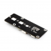 Плата интерфейсная ACD  Waveshare PCIe To M.2 Adapter Board (C) for Raspberry Pi 5 , Supports NVMe Protocol M.2 Solid State Drive, High-speed Reading/Writing