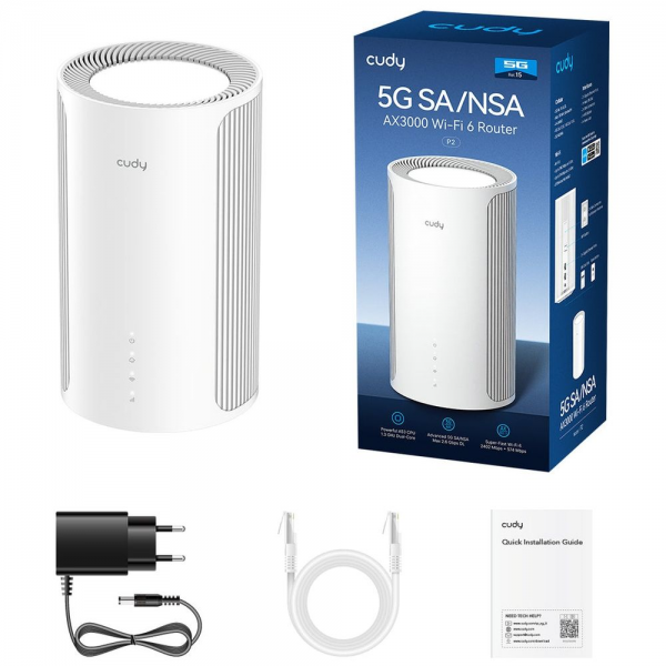 Маршрутизатор CUDY P2 AX3000 Wi-Fi 6 5G Router