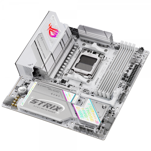 Материнская плата ASUS ROG STRIX B850-G GAMING WIFI AM5 micro-ATX 4xDDR5 PCIEx16 4xM.2 2xUSB-C DP HDMI 2.5GLAN Wi-Fi 7