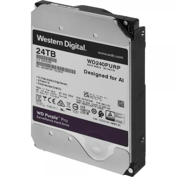 Жесткий диск Western Digital Purple Pro WD240PURP 24ТБ 3,5