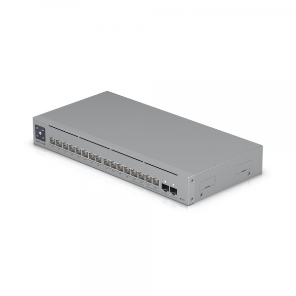 Коммутатор Ubiquiti BadPack UniFi Switch Pro Max 16 PoE PoE-коммутатор в стойку, 4х 2.5G RJ45, 12х 1G RJ45, 2х 10G SFP+, раздача 180 Вт bp
