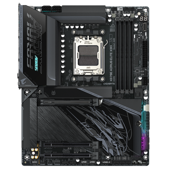 Материнская плата Gigabyte X870E AORUS ELITE X3D, RTL