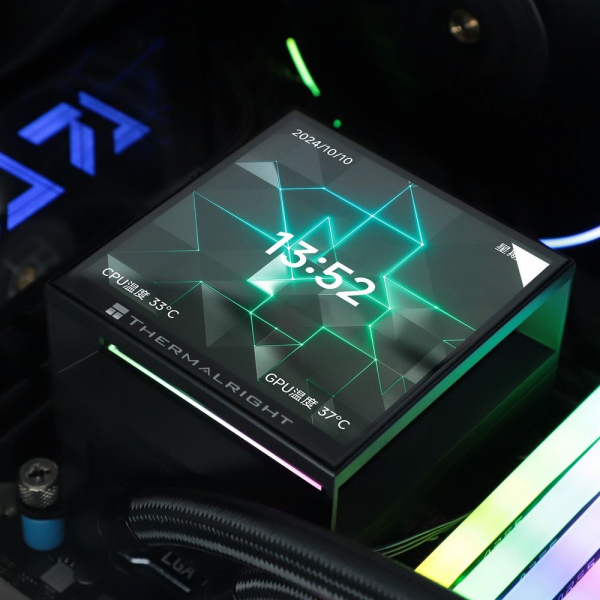 Жидкостная система охлаждения Thermalright Cooler Hyper Vision 360 Argb Black/ Display/ all Intel/AMD