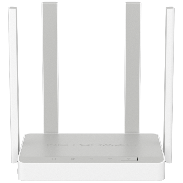 Маршрутизатор (Keenetic) Netcraze Viva (NC-1913) Гигабитный интернет-центр с Mesh Wi-Fi 5 AC1200,  4-портовым Smart-коммутатором и многофункциональным портом USB