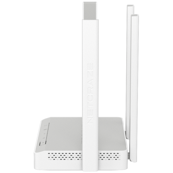 Маршрутизатор (Keenetic) Netcraze Viva (NC-1913) Гигабитный интернет-центр с Mesh Wi-Fi 5 AC1200,  4-портовым Smart-коммутатором и многофункциональным портом USB