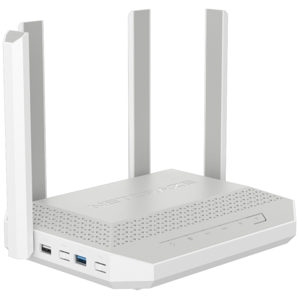 Маршрутизатор (Keenetic) Netcraze Ultra (NC-1812) Мультигигабитный интернет-центр с Mesh Wi-Fi 7 BE7200,  Smart-коммутатором 1×10G, 1×2.5G и 4×1G, многофункциональными портами USB 3.2 и 2.0