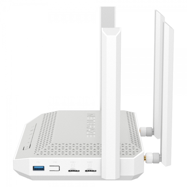 Маршрутизатор (Keenetic) Netcraze Hopper 4G+ (NC-2312) Гигабитный интернет-центр с модемом 4G+, двумя слотами для SIM-карт, Mesh Wi-Fi 6 AX3000, 5-портовым Smart-коммутатором и многофункциональным портом USB 3.0