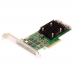 RAID-контроллер Broadcom 9560-16i SGL (05-50077-00 / 03-50077-00002 / 03-50077-00003 / 03-50077-00004  / 03-50077-00005 / 03-50077-00006) PCIe 4.0 x8 LP, SAS/SATA/NVMe, RAID 0,1,5,6,10,50,60, 16port(2* int SFF8654), 8GB Cache, 3916ROC, RTL