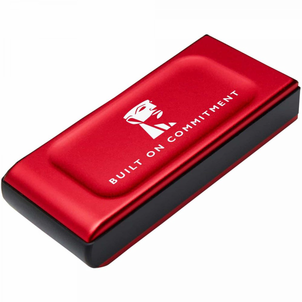 Твердотельный накопитель SSD Kingston External SSD XS1000, 1000GB, Type-C/A, USB 3.2 Gen 2, R/W 1050/1000MB/s, 70x33x14mm, 29g., Red