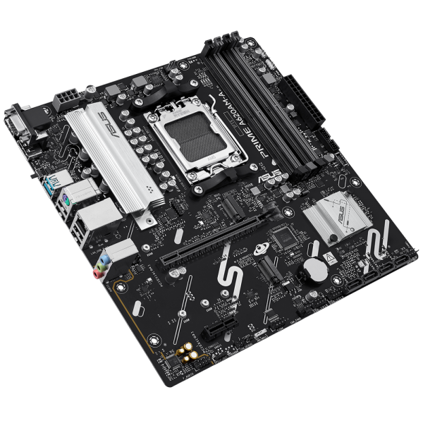 Материнская плата ASUS PRIME A620AM-A-CSM AM5 mATX 4xDDR5 PCIEx16 PCIEx1 2xM.2 DP HDMI VGA GLAN