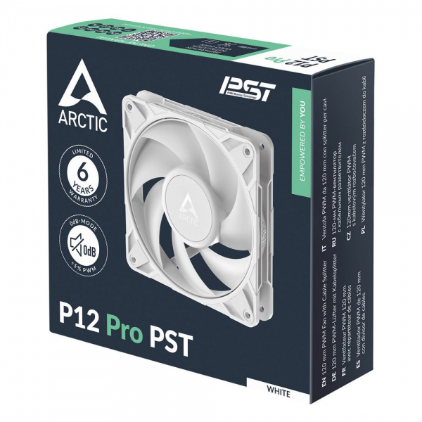 Вентилятор корпусной ARCTIC P12 Pro PST (White) - retail (ACFAN00308A)