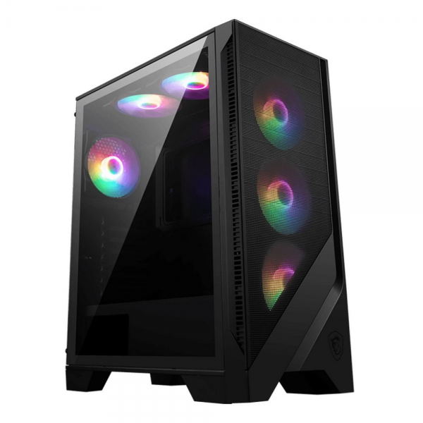 Корпус для ПК MSI Bad Pack MAG FORGE 120A AirFlow Mid-Tower, ATX, 2xUSB 3.2, Audio I/O, 6x120mm autoRGB Fan PWM RGB PWM Control Board, Tempered Glass Window, 306-7G23A21-809 / 306-7G23A41-HH9