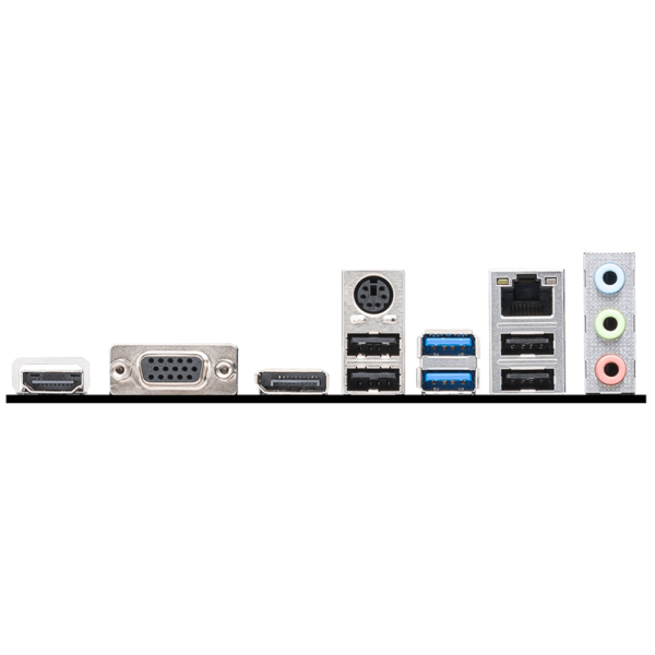 Материнская плата MSI PRO H610M-G H610, LGA1700, 2*DDR5, 1*PCIEx16, 1*PCIEx1, 1*M.2, 4*USB3.2Gen1, 6*USB2.0, 4*SATA3.0, 1G, VGA, DP, HDMI, M-ATX,  BULK