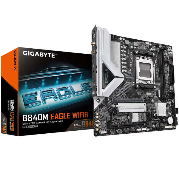 Материнская плата Gigabyte B840M EAGLE WIFI6, RTL