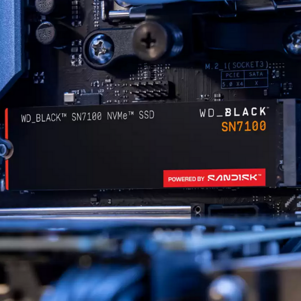 Твердотельный накопитель SSD Western Digital M.2 2280 2TB WD Black  WDS200T4X0E PCIe Gen4 x4, NVMe