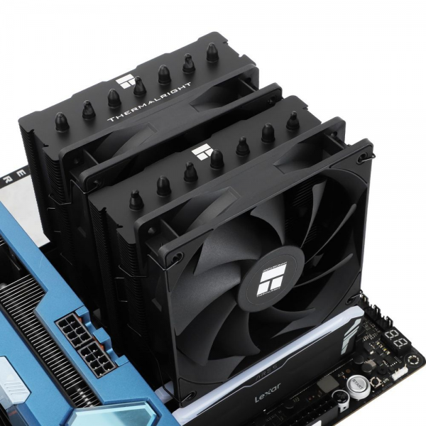 Вентилятор Cooler Thermalright Phantom Spirit 120 SE Black /PWM/all Intel/AMD/ 2 fans/ 6mm*7/ Screws