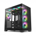 Корпус для ПК Forza FZ-G42A Seaview TG ATX Case, black, w/o psu, Tempered glass front panel, 1x3,5