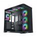 Корпус для ПК Forza Forza FZ-G42B Seaview TG ATX Case, black, w/o psu, Curved Tempered glass front panel, 1x3,5