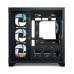 Корпус для ПК Forza Forza FZ-G42B Seaview TG ATX Case, black, w/o psu, Curved Tempered glass front panel, 1x3,5