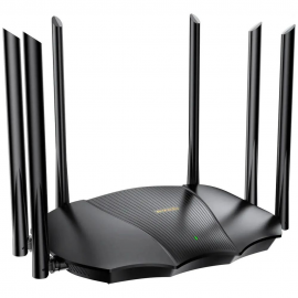 Маршрутизатор Tenda Двухдиапазонный гигабитный Wi-Fi роутер TX3000 Pro AХ3000, до 574 Мбит/с на 2,4 ГГц + до 2402 Мбит/с на 5 ГГц, LAN 3x1Гбит/с, WAN 1x1Гбит/с