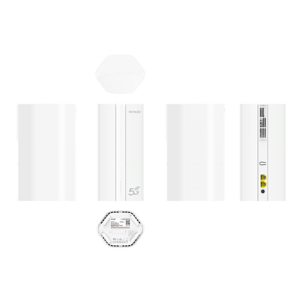 Маршрутизатор  Tenda 5G01 Двухдиапазонный Wi-Fi 6 и 5G роутер AX1500 2,4/5 ГГц, до 1501 Мбит/с, LAN/WAN 1x1 Гбит/с, WAN 1x1 Гбит/с, 1хNano SIM