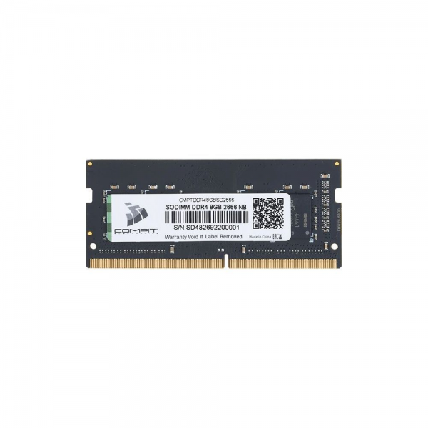 Модуль памяти COMPIT 8GB SO DIMM DDR4 2666MHz 260pin 1.2V CMPTDDR48GBSD2666