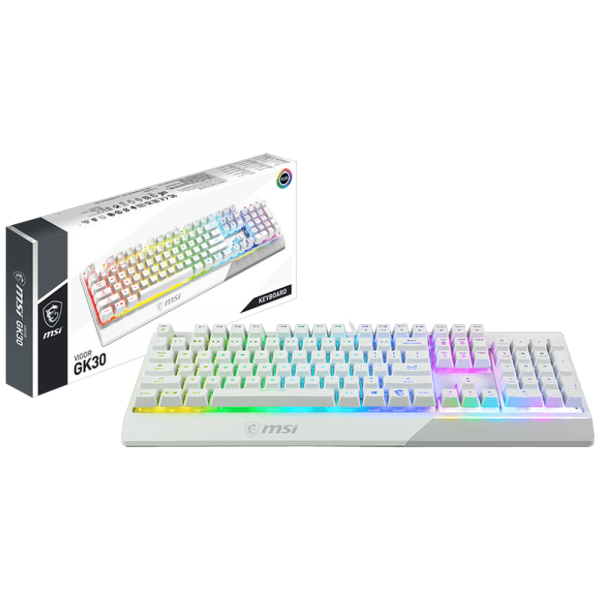 Клавиатура MSI VIGOR GK30 WHITE (S11-04RU304-CLA)