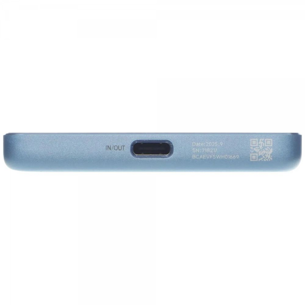 Внешний аккумулятор Xiaomi Super Slim Magnetic Power Bank 5000 Blue(BHR08POGL)