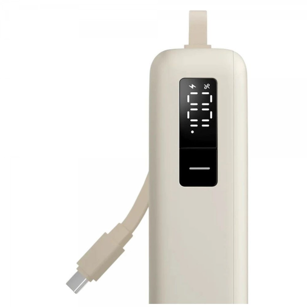 Внешний аккумулятор со встроенным кабелем Xiaomi 67W Power Bank 20000 (Integrated Cable) Tan (BHR08O7GL)