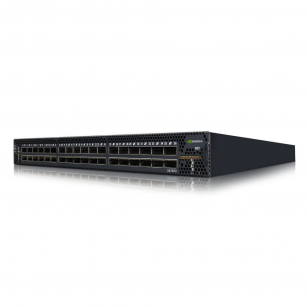 Коммутатор Mellanox Switch-IB 2 based 36-port QSFP28 EDR 1U Managed InfiniBand switch system  with a non-blocking switching capacity of 7.2Tb/s. 2PS, Standard depth, P2C airflow\2х 460W PSU (MTEF-PSF-AC-A)\2x FanModule (MTEF-FANF-A)
