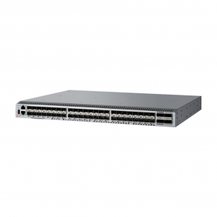 Коммутатор Brocade G620 64-port FC Switch, ALL 64 port licensed (48x SFP+, 4x QSFP+), included 64x FC 32Gb SWL SFP transceivers, Enterprise Bundle License, FOS 9.1.1, 2x PS 250W, Port Side Exhaust Air Flow, Rackrails Kit