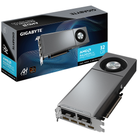 Видеокарта Gigabyte AI PRO R9700 AI TOP 32GB GDDR6 256bit 3xDP HDMI BLOWER RTL