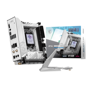 Материнская плата MSI MPG B860I EDGE TI WIFI B860, LGA1851, 2*DDR5, 1*PCIEx16, 2*M.2, 2*TypeC, 1*USB3.2Gen2, 6*USB3.2Gen1, 2*USB2.0, 2*SATA3.0, 2.5G, Type-C(DP), HDMI, ITX, RTL