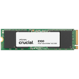 Твердотельный накопитель SSD Crucial E100 1TB PCIe 4.0 x4 M.2 SSD CT1000E100SSD8 3D NAND TLC