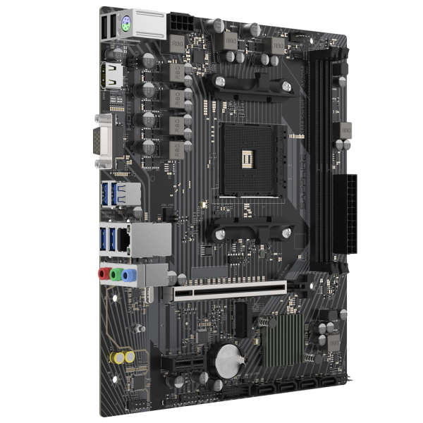 Материнская плата Sapphire A520M-E A520, AM4, 2*DDR4, 1*PCIEx16, 1*PCIEx1, 1*M.2, 6*USB3.2Gen1, 4*USB2.0, 4*SATA3.0, 1G, HDMI, M-ATX, RTL